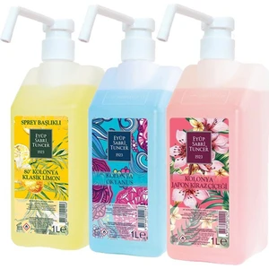 Eyüp Sabri Tuncer Klasik Limon, Okyanus ve Japon Kiraz Çiçeği Kolonyası Sprey Başlıklı