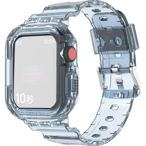Gzplz Apple Watch Uyumlu 7 45 mm / 6 & Se & 5 & 4 44 mm Için Deri Kayış  (Yurt Dışından)