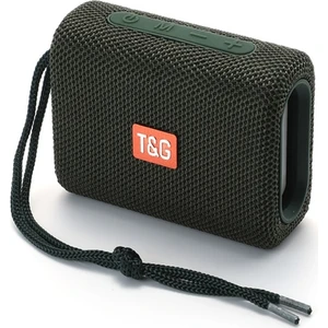 T&g TG313 Taşınabilir Açık Su Geçirmez Bluetooth Hoparlör (Yeşil) (Yurt Dışından)
