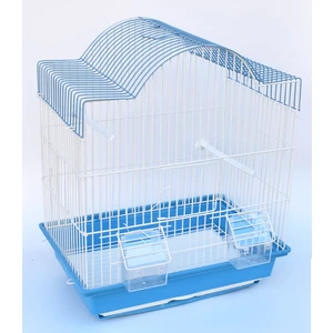 Kuş Kafesi Tonoz Çatı 47X40X27 cm + Çekmeceli Aksesuar