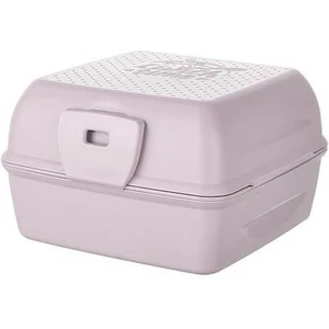 Titiz Plastik Creo  3 Bölmeli Beslenme Kutusu Çocuk Kahvaltı Öğrenci Okul Piknik Yemek Koyma Çantası (Pembe