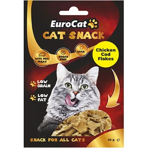 Eurocat Chicken Cod Flakes Kedi Ödül 50 gr