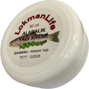 Lokmanlife Marka Alabalık Yağı Kremi 50 ml %100 Saf Alabalık Kremi Balık Yağı Kremi Katkısız