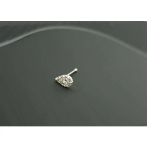 Begonia Accessories 925 Ayar Gümüş Delikli Damla Hızma