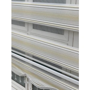 Yazar Home Boncuklu Zebra Stor Perde 557V01