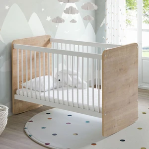 Baby When BW1021 Sallanır Sabitlenir Kademeli Beşik 60 x 120 cm Ahşap