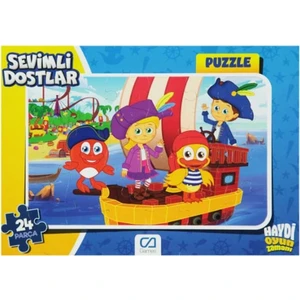 Ca Games Sevimli Dostlar 24 Parça Frame Puzzle (Ca Games)
