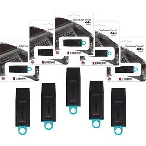 5'li Avantaj Paket Kingston Exodia Datatraveler 64GB USB 3.2 Flash Bellek DTX/64GB