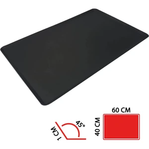 Kumsal Mutfak Siyah Italyan Açılı Düz Tepsi 40X60 cm
