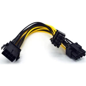 8 Pin Power Splitter Pci-E Molex 8 (6+2)Pin Çoklayıcı Kablo 18AWG