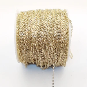 Yiğit Aksesuar Kararma Yapmaz Kolye Bileklik Zincir Gold Lak Kaplama 5 Metre