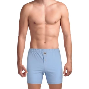 The Don Traditional Uzun Paçalı Erkek Boxer Açık Mavi Renk