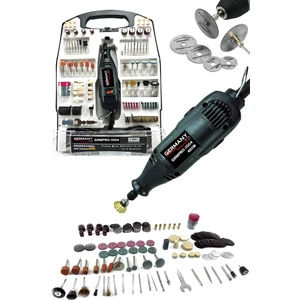 Germany Style GRMPRO-1004 450 Watt  306 Parça Devir Ayarlı Gravür Makinesi Dremel Taşlama 6 Parça Kesme Setli