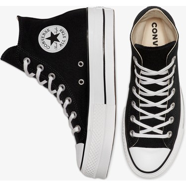Converse Chuck Taylor All Star Lift Hi Kad n Platform Siyah Fiyat