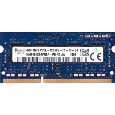 Sk Hynix HMT451S6BFR8A-PB 4gb 1rx8 PC3L-12800S-11-13-B4 1600MHZ 1.35V DDR3L Notebook