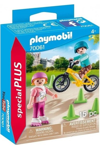 Playmobil CHILD.SKATESANDBIKE70061