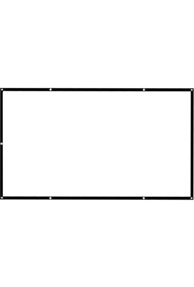 Dolity 60-150 Inç Katlanır Projektör Ekranı Hd Ev Sinema Açık Film PROJEKSIYON-100 100 In (220X124 Cm) 16: 9(Yurt Dışından)