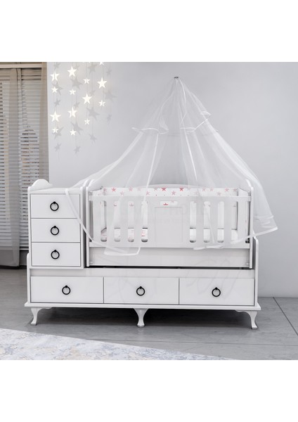 Elfin Büyünen Asansörlü Bebek Odası Takımı - Yatak ve Uyku Seti Kombinli fırsatları