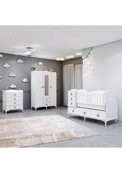 Elfin Büyünen Asansörlü Bebek Odası Takımı