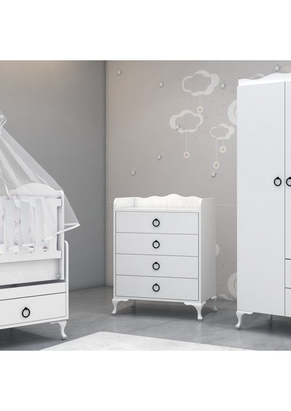 Defne 60X120 Asansörlü Bebek Odası - Yatak ve Uyku Seti Kombinli modelleri