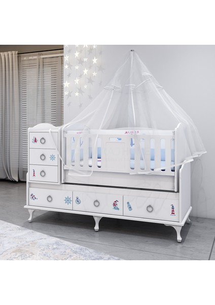 Elfin Denizci Büyünen Asansörlü Bebek Odası Takımı - Yatak ve Uyku Seti Kombinli fiyatları