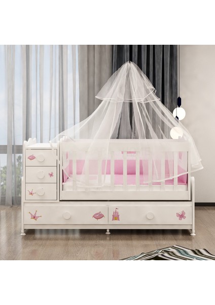 Melina Prenses Bebek Odası Takımı - Yatak ve Uyku Seti Kombinli fırsatları
