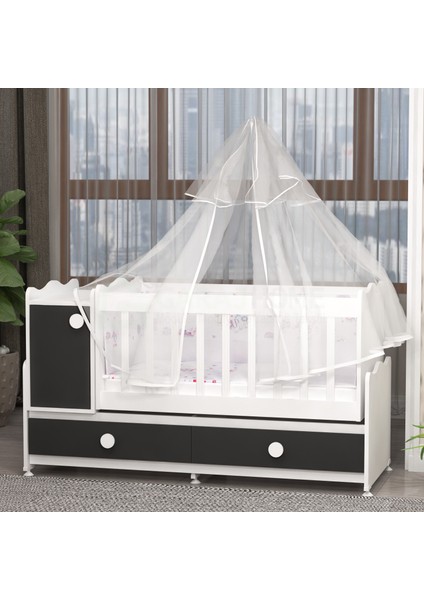 Pırlanta Gri Bebek Odası Takımı - Yatak ve Uyku Seti Kombinli modelleri