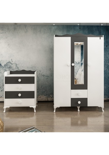 Melina Bebek Odası Takımı - Gri modelleri