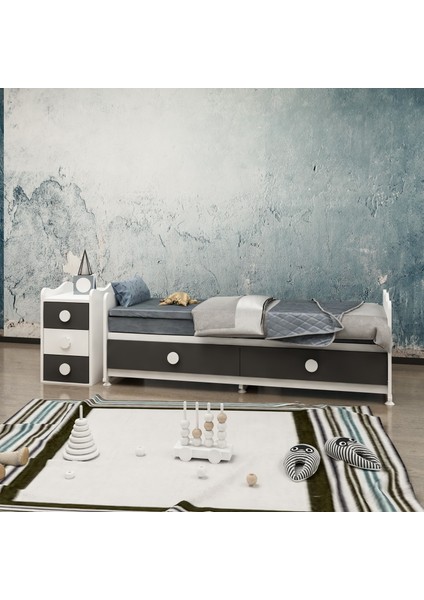 Melina Bebek Odası Takımı - Gri indirimleri