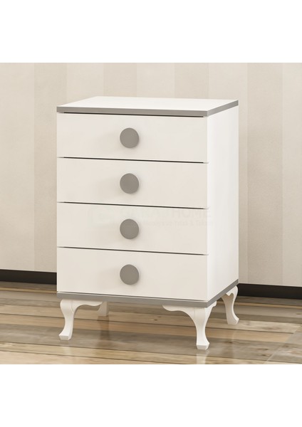 Melina Yıldız 4 Kapaklı Bebek Odası Takımı Gri- Yatak ve Uyku Seti Kombinli modelleri