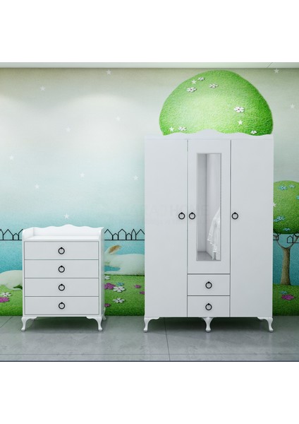 Sude Asansörlü Bebek Odası Takımı - Yatak ve Uyku Seti Kombinli fırsatları