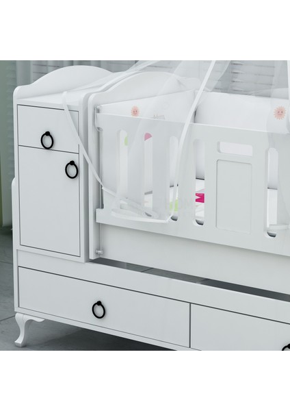 Sude Asansörlü Bebek Odası Takımı - Yatak ve Uyku Seti Kombinli indirimleri