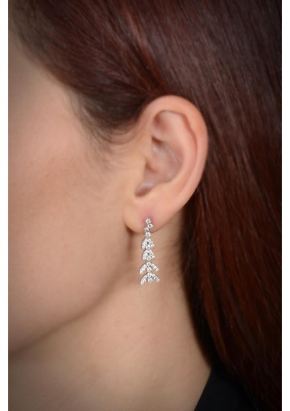 Bengi Kadın Zirkon Taşlı Gümüş Su Yolu Set - Kolye, Bileklik, Küpe, Yüzük indirimleri