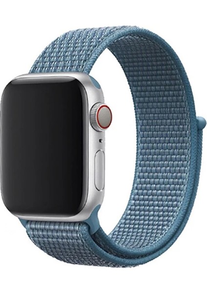 Apple Watch Uyumlu Serisi 1/2/3/4/5/6 Se Spor Loop Dokuma Hasır Kordon 38 Mm/40 mm