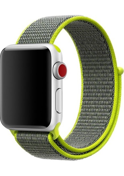 Apple Watch Uyumlu Serisi 1/2/3/4/5/6 Se Spor Loop Dokuma Hasır Kordon 38 Mm/40 mm
