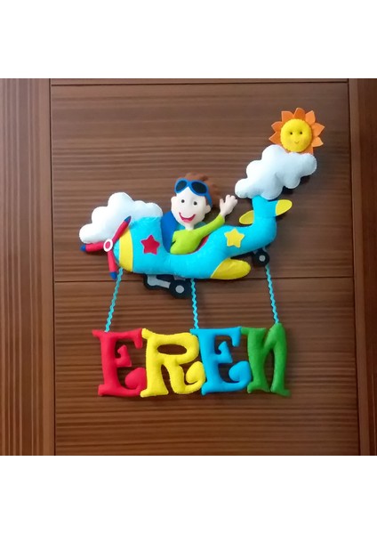 Eren Isimli Uçak Bedek Odası Kapı Süsü