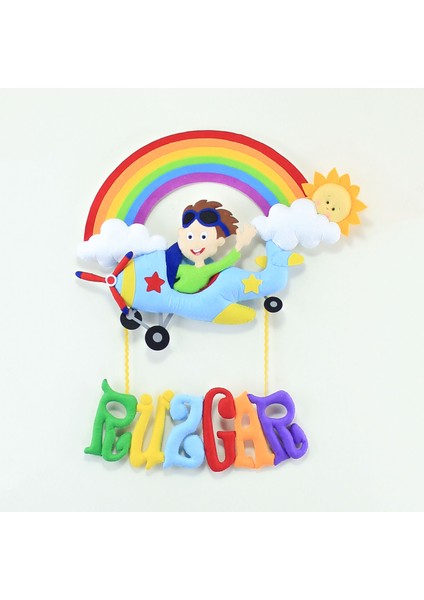 Rüzgar Isimli Uçak Bedek Odası Kapı Süsü