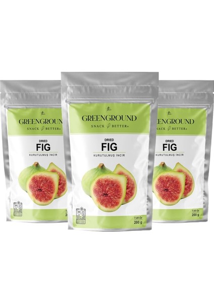 Kurutulmuş Halka Dilim Incir 200 gr 3'lü Paket