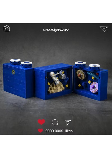 Net Ünlü Blokları ile Uyumlu Kör Kutu Rubik Küpü Yaratıcı Uzay Astronotu Monte Oyuncak Hediye (Yurt Dışından)
