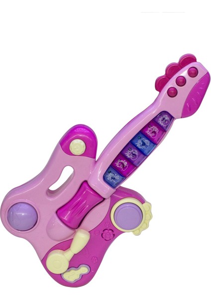 Oyuncak Gitar Işıklı Müzikli Büyük Boy 41 cm