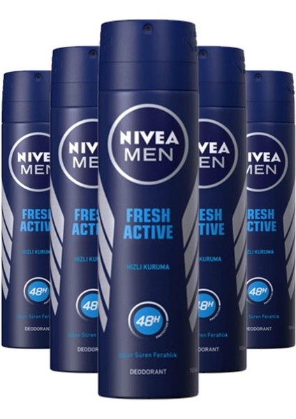 Fresh Active Erkek Deodorant 150 ml X5