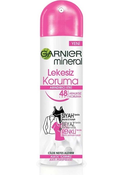 Perspirant Sprey Deodorant - Lekesiz Koruma 150 ml 3600541928879