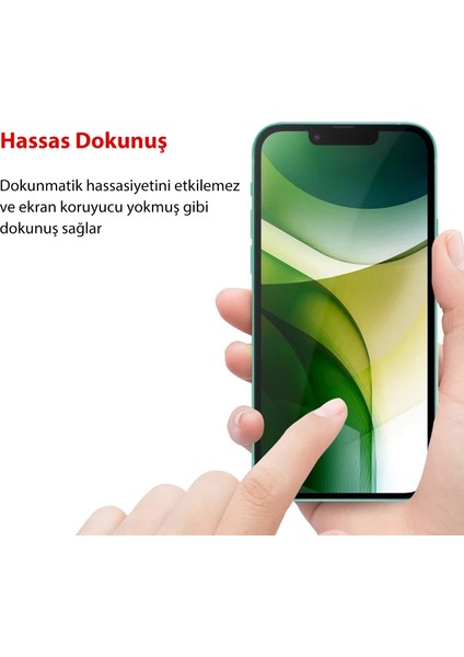 Apple Apple iPhone  13 Pro Kırılmaz Cam Tam Kaplayan Full Kavisli Temperli Ekran Koruyucu