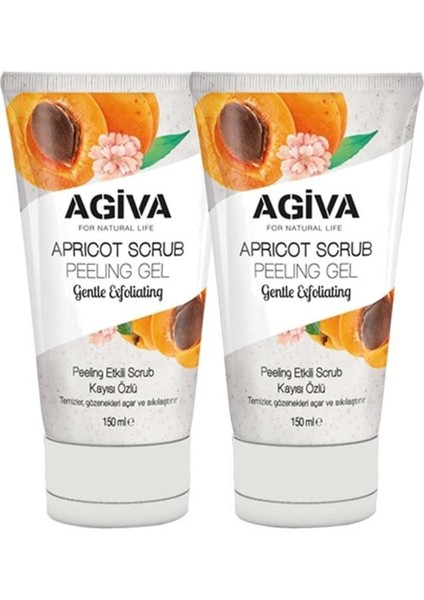Kayısı Özlü Peeling Etkili Jel 150ML X2