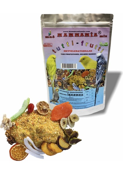 Mnö Mammamia Mix Tutti Frutti Meyveli 1 kg