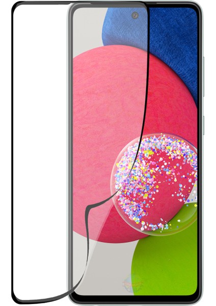 Caseworld Samsung Galaxy A52S Tam Kaplayan Fiber Nano Ekran Koruyucu Cam