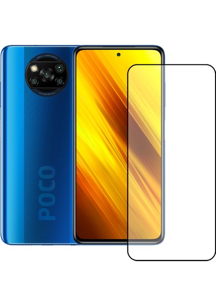 Xiaomi Poco X3 Nfc Ekran Koruyucu 9d Temperli Cam - Siyah