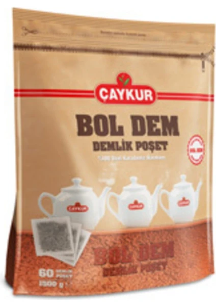 Boldem Demlik Poşet Çay [60 x 25 gr] 1500  gr