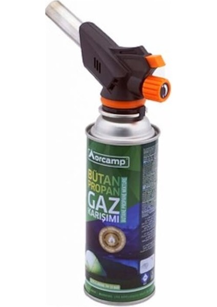 Orgaz Kamp Kartuş Tüp 227 gr Çakmaklı Pürmüz Set Tekli