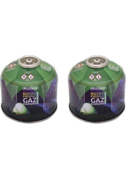 Orgaz KTS-230 Gaz Kartuşu 2'li Set